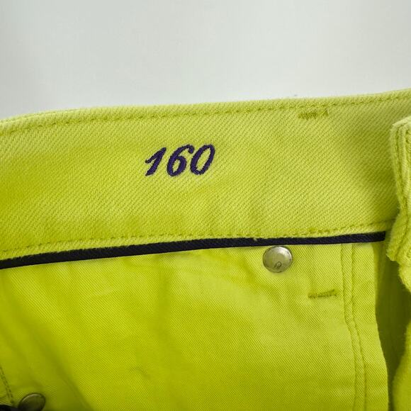 Ralph Lauren Purple Label Women's 160 Slim Leg Denim Jeans Size 25 Yellow Preppy - Picture 13 of 16